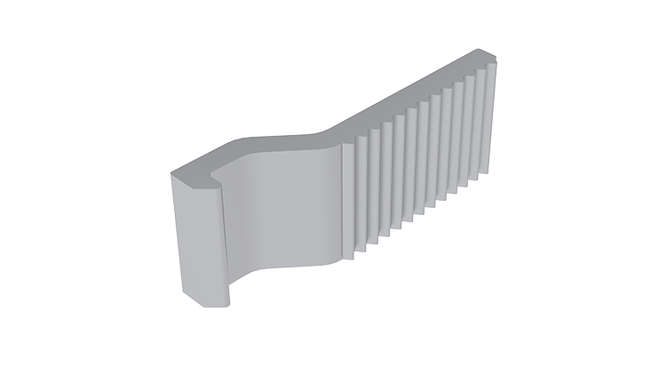 LINGUETA CONCHA 7611 L25 32MM